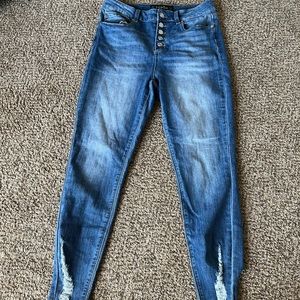 Indigo Rein distressed jeans